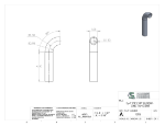 Picture of #1206 - ALUMINUM 3/4" PIPE 90° ELBOW W/ 1 TANGENT 1.5" C.L.R.