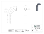 Picture of #1336 - ALUMINUM 1" PIPE 90° ELBOW W/ 1 TANGENT 3" C.L.R.