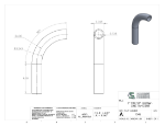 Picture of #1346 - ALUMINUM 1" PIPE 90° ELBOW W/ 1 TANGENT 4" C.L.R.