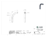 Picture of #1356 - ALUMINUM 1" PIPE 90° ELBOW W/ 1 TANGENT 5" C.L.R.