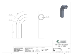 Picture of #1426 - ALUMINUM 1 1/4" PIPE 90° ELBOW W/ 1 TANGENT 2.5" C.L.R.