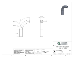 Picture of #1456 - ALUMINUM 1 1/4" PIPE 90° ELBOW W/ 1 TANGENT 5" C.L.R.