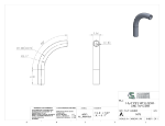 Picture of #1476 - ALUMINUM 1 1/4" PIPE 90° ELBOW W/ 1 TANGENT 7" C.L.R.