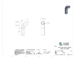 Picture of #1536 - ALUMINUM 1 1/2" PIPE 90° ELBOW W/ 1 TANGENT 3" C.L.R.