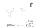 Picture of #1546 - ALUMINUM 1 1/2" PIPE 90° ELBOW W/ 1 TANGENT 4" C.L.R.