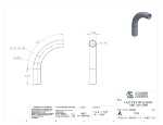 Picture of #1576 - ALUMINUM 1 1/2" PIPE 90° ELBOW W/ 1 TANGENT 7" C.L.R.