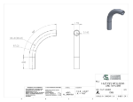 Picture of #1586 - ALUMINUM 1 1/2" PIPE 90° ELBOW W/ 1 TANGENT 8" C.L.R.