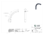 Picture of #15-12-6 - ALUMINUM 1 1/2" PIPE 90° ELBOW W/ 1 TANGENT 12" C.L.R.