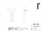 Picture of #2216 - STAINLESS STEEL 3/4" PIPE 90° ELBOW W/ 1 TANGENT 2" C.L.R.