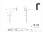 Picture of #2336 - STAINLESS STEEL 1" PIPE 90° ELBOW W/ 1 TANGENT 3" C.L.R.