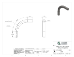 Picture of #2587 - STAINLESS STEEL 1 1/2" PIPE 90° ELBOW W/ 2 TANGENTS 8" C.L.R.