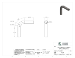 Picture of #6227 - STAINLESS STEEL 1 1/4" TUBE 90° ELBOW W/ 2 TANGENTS 2.5" C.L.R.