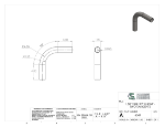 Picture of #6347 - STAINLESS STEEL 1 1/2" TUBE 90° ELBOW W/ 2 TANGENTS 4" C.L.R.