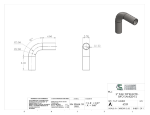 Picture of #6537 - STAINLESS STEEL 2" TUBE 90° ELBOW W/ 2 TANGENTS 3" C.L.R.