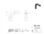 Picture of #6547 - STAINLESS STEEL 2" TUBE 90° ELBOW W/ 2 TANGENTS 4" C.L.R.