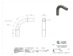 Picture of #6567 - STAINLESS STEEL 2" TUBE 90° ELBOW W/ 2 TANGENTS 6" C.L.R.