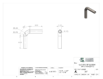 Picture of #207 - STEEL 3/4" PIPE 90° ELBOW W/ 2 TANGENTS 1.5" C.L.R.