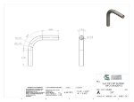 Picture of #237 - STEEL 3/4" PIPE 90° ELBOW W/ 2 TANGENTS 3" C.L.R.