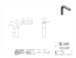 Picture of #327 - STEEL 1" PIPE 90° ELBOW W/ 2 TANGENTS 2.5" C.L.R.