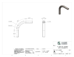 Picture of #357 - STEEL 1" PIPE 90° ELBOW W/ 2 TANGENTS 5" C.L.R.