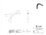 Picture of #477 - STEEL 1 1/4" PIPE 90° ELBOW W/ 2 TANGENTS 7" C.L.R.