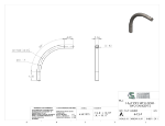 Picture of #4-12-7 - STEEL 1 1/4" PIPE 90° ELBOW W/ 2 TANGENTS 12" C.L.R.