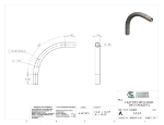 Picture of #5-12-7 - STEEL 1 1/2" PIPE 90° ELBOW W/ 2 TANGENTS 12" C.L.R.