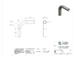 Picture of #657 - STEEL 2" PIPE 90° ELBOW W/ 2 TANGENTS 5" C.L.R.