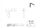 Picture of #4127 - STEEL 1" TUBE 90° ELBOW W/ 2 TANGENTS 2.5" C.L.R.