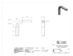 Picture of #4227 - STEEL 1 1/4" TUBE 90° ELBOW W/ 2 TANGENTS 2.5" C.L.R.