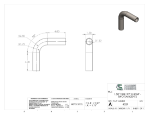 Picture of #4327 - STEEL 1 1/2" TUBE 90° ELBOW W/ 2 TANGENTS 2.5" C.L.R.