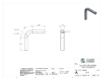 Picture of #1217 - ALUMINUM 3/4" PIPE 90° ELBOW W/ 2 TANGENTS 2" C.L.R.