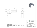 Picture of #1417 - ALUMINUM 1 1/4" PIPE 90° ELBOW W/ 2 TANGENTS 2" C.L.R.