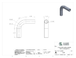 Picture of #1437 - ALUMINUM 1 1/4" PIPE 90° ELBOW W/ 2 TANGENTS 3" C.L.R.