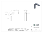 Picture of #1547 - ALUMINUM 1 1/2" PIPE 90° ELBOW W/ 2 TANGENTS 4" C.L.R.