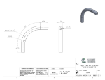 Picture of #1597 - ALUMINUM 1-1/2" PIPE 90° ELBOW W/2 TANGENTS 9" C.L.R.