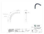 Picture of #15-12-7 - ALUMINUM 1 1/2" PIPE 90° ELBOW W/ 2 TANGENTS 12" C.L.R.