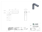 Picture of #1637 - ALUMINUM 2" PIPE 90° ELBOW W/ 2 TANGENTS 3" C.L.R.