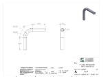 Picture of #5127 - ALUMINUM 1" TUBE 90° ELBOW W/ 2 TANGENTS 2.5" C.L.R.