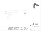 Picture of #5317 - ALUMINUM 1-1/2" TUBE 90° ELBOW W/2 TANGENTS 2" C.L.R.