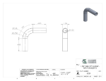 Picture of #5327 - ALUMINUM 1 1/2" TUBE 90° ELBOW W/ 2 TANGENTS 2.5" C.L.R.