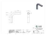 Picture of #5827 - ALUMINUM 1-1/2" TUBE 90° ELBOW W/ 2 TANGENTS 2.75" C.L.R.