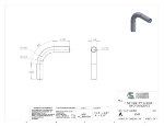 Picture of #5347 - ALUMINUM 1 1/2" TUBE 90° ELBOW W/ 2 TANGENTS 4" C.L.R.