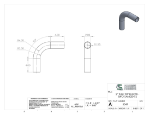 Picture of #5547 - ALUMINUM 2" TUBE 90° ELBOW W/ 2 TANGENTS 4" C.L.R.