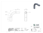 Picture of #5557 - ALUMINUM 2" TUBE 90° ELBOW W/ 2 TANGENTS 5" C.L.R.