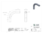 Picture of #5567 - ALUMINUM 2" TUBE 90° ELBOW W/ 2 TANGENTS 6" C.L.R.