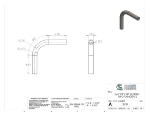 Picture of #2237 - STAINLESS STEEL 3/4" PIPE 90° ELBOW W/ 2 TANGENTS 3" C.L.R.