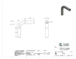 Picture of #2327 - STAINLESS STEEL 1" PIPE 90° ELBOW W/ 2 TANGENTS 2.5" C.L.R.