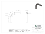 Picture of #2457 - STAINLESS STEEL 1 1/4" PIPE 90° ELBOW W/ 2 TANGENTS 5" C.L.R.