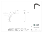 Picture of #2477 - STAINLESS STEEL 1 1/4" PIPE 90° ELBOW W/ 2 TANGENTS 7" C.L.R.